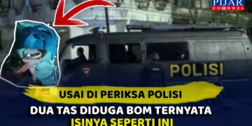 Usai Diperiksa Polisi, Dua Tas Diduga B0m Ternyata Isinya Seperti Ini