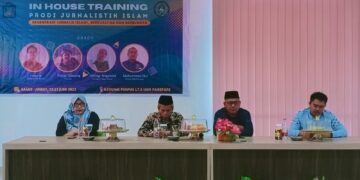 Prodi JI IAIN Parepare Gelar In House Training, Wakil Rektor : Jadi Jurnalis Itu Penting
