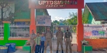 Usai Disegel Warga yang Mengaku Pemilik Lahan, Satpol PP Parepare Jaga SMPN 9