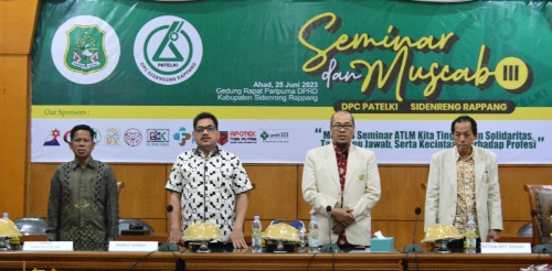 Dibuka Sekda Sidrap Dpc Patelki Gelar Seminar Dan Muscab Iii