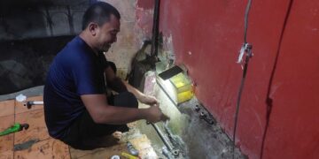 Respons cepat dari Perumda Air minum Makassar wilayah 6  Manggala atas laporan kebocoran pipa mendapat apresiasi dari  pelanggan, Rabu malam (31/5/2023)