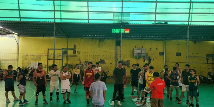 Kontingen Pemprov Sulsel Pekan Olahraga Nasional (Pornas) XVI Korps Pegawai Republik Indonesia (Korpri) di Kota Semarang, Jawa Tengah, mulai melakukan persiapan