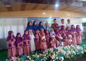 Sekolah Islam Terpadu Andalusia melaksanakan Penamatan Anak Didik TKIT Andalusia Kota Parepare tahun ajaran 2022/2023 di Aula Cafe Teras Empang,  Sabtu (10/6/2023)