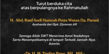 Wali Kota Parepare Ucapkan Belasungkawa Meninggalnya Ayah Penggiat Anti Korupsi