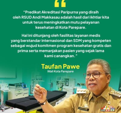 Sumber : Humas Pemkot Parepare