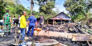 Dua Rumah di Soreang Parepare Hangus Terbakar