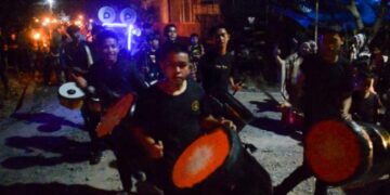 Meriahnya Perayaan Tahun Baru Islam 1445 H di Desa Padakkalawa Pinrang