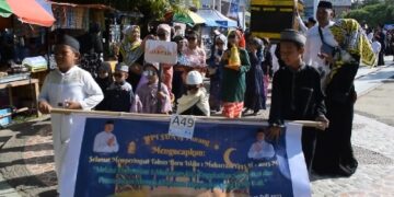 Rayakan Tahun Baru Islam, BKPRMI Pinrang Pawai Ta’aruf, Tahun Ini Dinilai Paling Ramai