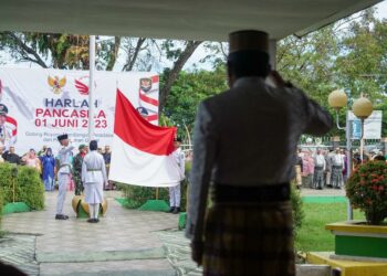 Taufan Pawe Jadi Inspektur Upacara  Hari Lahir Pancasila