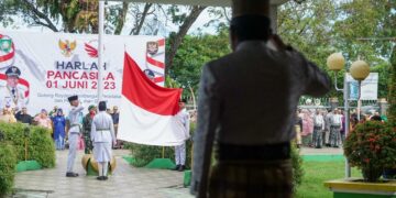 Taufan Pawe Jadi Inspektur Upacara  Hari Lahir Pancasila