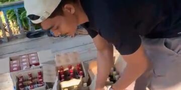 Polsek Dua Pitue Sita Ratusan Botol Miras Berbagai Merek