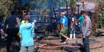 Ditinggal Ambil Pisang dan Kelapa, Rumah Warga di Sidrap Habis Terbakar