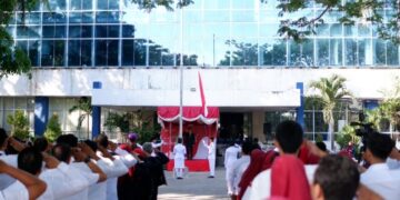 Bersama Unit Bosowa Corporate, Unibos Gelar Upacara HUT RI ke 78
