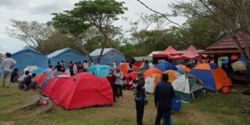 Hadiri Kemah Pemilu KPU Sidrap, Hasruddin Husain Sebut Momen Penting