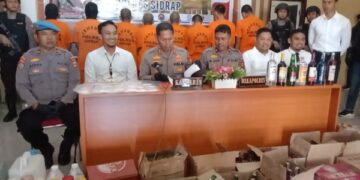 20 hari Operasi, Polres Sidrap Ungkap 37 Kasus dengan 43 Tersangka