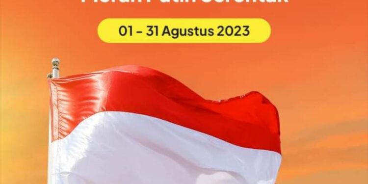 Pemerintah Kota Parepare mengajak seluruh masyarakat Parepare secara serentak mengibarkan Bendera Merah Putih untuk menyemarakkan hari ulang tahun ke-78 Kemerdekaan Republik Indonesia tahun 2023 ini