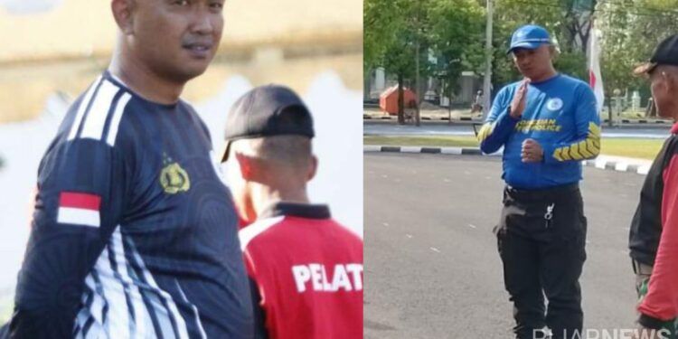 Bripka Achmad Hidayat menjadi salah satu pelatih paskibraka di Bumi Lasinrang, Pinrang