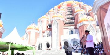 Berarsitektur Modern-Futuristik, Masjid Kubah 99 Asmaul Husna Jadi Ikon Wisata Religi di Sulsel
