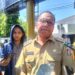 Wali Kota Makassar, Danny Pomanto memberi keterangan pers terkait pelaksanaan event F8 yang mulai dihelat hari ini, Rabu (23/8/2023)