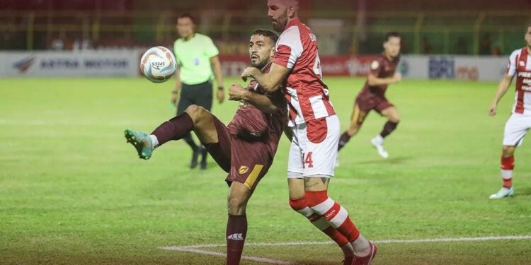 Tim Juku Eja meraih 3 poin usai menaklukkan perlawanan Persis Solo di Stadion Gelora Baharuddin Jusuf Habibie (GBH) Parepare, Senin (28/8/2023) 20.00 WITA.