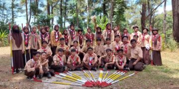 Perjusa di Gowa, Pramuka SMP Bosowa School Makassar juga Pelajari Alat Navigasi