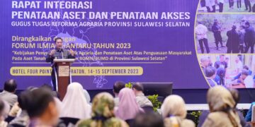 Pj Gubernur Sulsel  Dorong  Penataan Aset dan Pengelolaan Manajemen Konflik Agraria