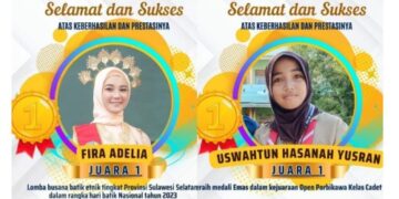 Dua Siswi SMPN 1 Parepare Sabet Juara 1 Ajang Lomba Tingkat Provinsi