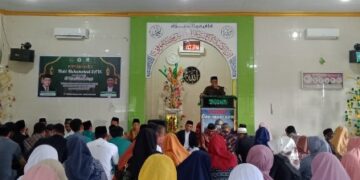Maulid Nabi di Ponpes Al-Munawwarah Guppi, Momen Eratkan Silaturahmi