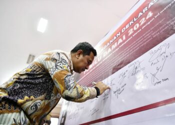 NPHD Ditandatangani, Kabupaten Maros dan Provinsi Sulsel Siap Gelar Pilkada Serentak Tahun 2024