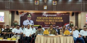 Sah ! UMP Sulsel 2024 Naik 1,4 Persen