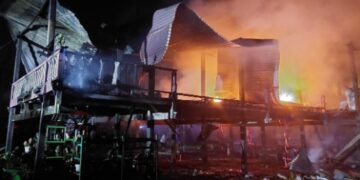 Diduga Arus Pendek, Rumah Warga di Samaturue Ludes Terbakar