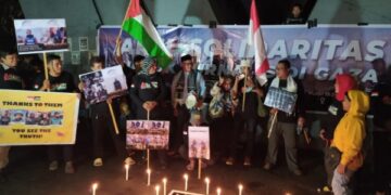 Koalisi Jurnalis Sulsel Gelar Aksi Solidaritas untuk Jurnalis di Gaza
