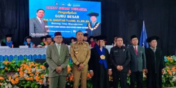 Hadiri Pengukuhan Guru Besar Perguruan Amsir, Pj Wali Kota Parepare Sampaikan Harapan Ini