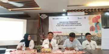 Pemkot Parepare-YLP2EM Kolaborasi Percepatan  SK Pembentukan Klinik PPRG Inklusi