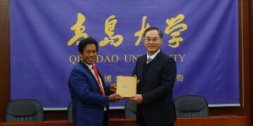 Unibos Jajaki Kerjasama dengan Qingdao University, China