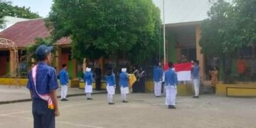 UPTD SMPN 1 Parepare Gelar Upacara Peringatan Hari Lahir Pancasila