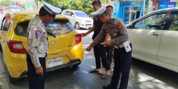 Satlantas Polres Sidrap Jaring Kendaraan Gunakan TNKB Tidak Sesuai Spektek