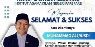 Ini Sosok Ali Rusdi, Warek III IAIN Parepare yang Baru dengan Ragam Karya