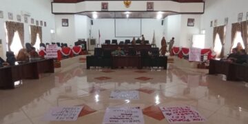 Warga Tonyameng Aksi Soal Tower, DPRD Pinrang Keluarkan 5 Rekomendasi
