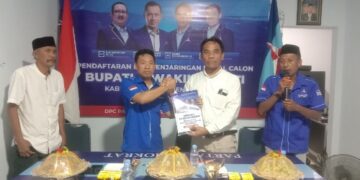 Kembalikan Formulir Pendaftaran di Demokrat Sidrap, ‘Maju’ Target Skor Tertinggi