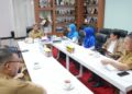 Sekertaris Daerah Provinsi Sulawesi Selatan, Andi Muhammad Arsjad, menerima kunjungan jajaran Deputi BPJS Kesehatan Wilayah IX di ruang kerjanya, Senin, (13/5/2024). (Foto: Humas Pemprov Sulsel)