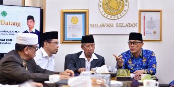 Pj Gubernur Prof Zudan Temui Pengurus MUI Sulsel