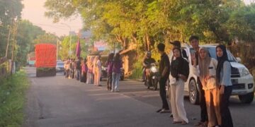 Ada Longsor di Enrekang, HPMM dan IPMAL Parepare Turun ke Jalan