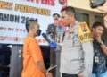 Foto: PIJARNEWS.COM/Ikbal
Ket: Kapolres Parepare AKBP Arman Muis menggelar konferensi pers pengungkapan kasus pencurian kendaraan bermotor di halaman Mapolres Parepare Jl Andi Mappatola, Kecamatan Ujung, Parepare, Senin (20/5/2024).