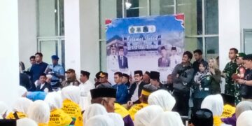 393 JCH Pinrang Berangkat,  Gabung dengan Jemaah asal Makassar