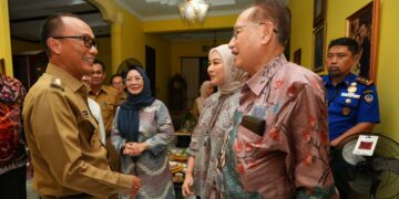 Temui Prof Basri Hasanuddin, Prof Zudan Diskusikan Pembangunan Sulsel