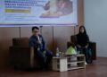 Kepala Balai Bahasa Provinsi Sulsel, Dr. Ganjar Harimansyah sebagai pemateri Kuliah Umum yang berlangsung di Aula FEB Lt. 4, Kamis (30/5/2024)