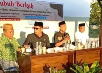 Wakil Ketua DPRD Kota Parepare Rahmat Sjamsu Alam jadi pembicara dalam Dialog Subuh Yayasan Andalusia, Sabtu (20/7/2024). (Pijarnews.com)