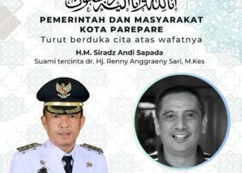 Foto: Caputre IG Pj Wali Kota Parepare Akbar Ali
Keterangan: Pj Wali Kota Parepare Akbar Ali sampaikan belasungkawa meninggalkannya Mantan Wakil Ketua DPRD Kota Parepare Drs HM Siradz Andi Sapada MS, Rabu (31/7/2024).