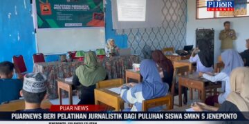VIDEO: Menulis Cepat Bersama Pijarnews, Siswa SMKN 5 Jeneponto Tulis Berita dalam Sejam